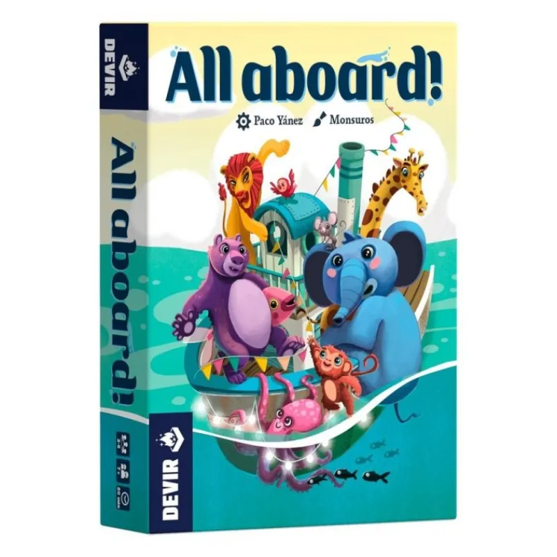 Online Juego de cartas All Aboard! de Paco Yánez - Juguetes, Figuras Y Más Regalos Para Peques|Juegos, Peluches Y Chuches