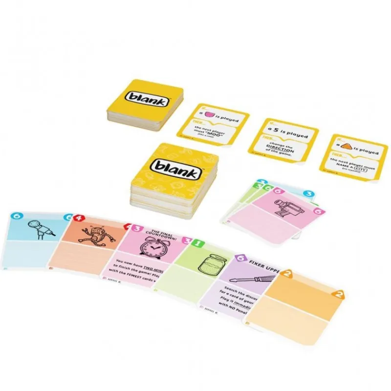 Hot Juego de Cartas Blank Personalizable Juguetes, Figuras Y Más Regalos Para Peques