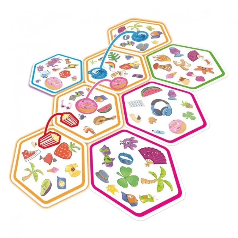 Discount Juego de Cartas Dobble Connect - 90 Cartas, 8+ Años Juguetes, Figuras Y Más Regalos Para Peques|Juegos, Peluches Y Chuches