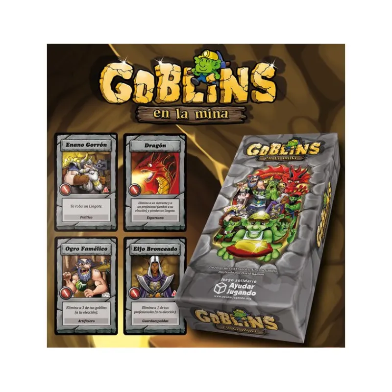 Outlet Juego de cartas Goblins en la Mina Más Regalos De Cine De Terror