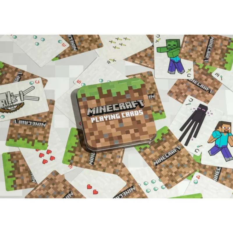 Paladone Products Minecraft|Regalos Y Coleccionismo Para Gamers - Cosas De Videojuegos Míticos^Juego De Cartas Minecraft Logo