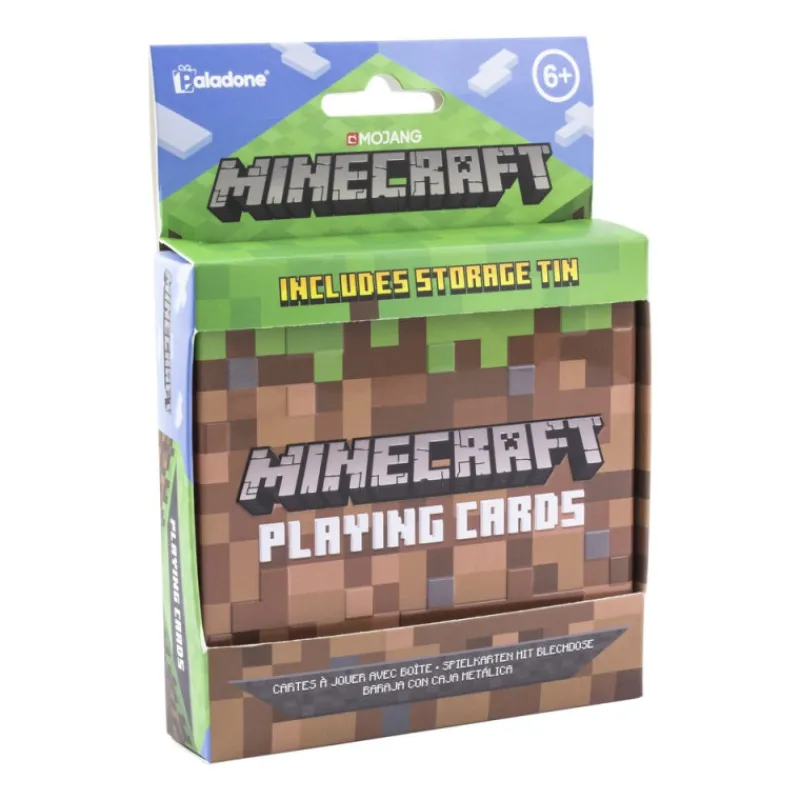 Paladone Products Minecraft|Regalos Y Coleccionismo Para Gamers - Cosas De Videojuegos Míticos^Juego De Cartas Minecraft Logo