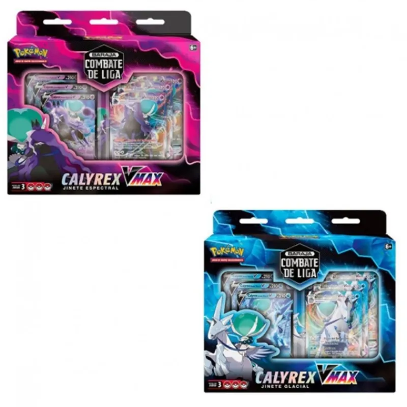 Pokemon tcg Descuentos Gaming^Juego de Cartas Pokémon TCG Barajas de Combate Calyrex VMAX