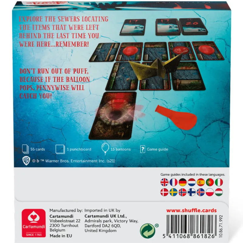 Sale Juego de cartas Shuffle It Pennywise It Y Stephen King