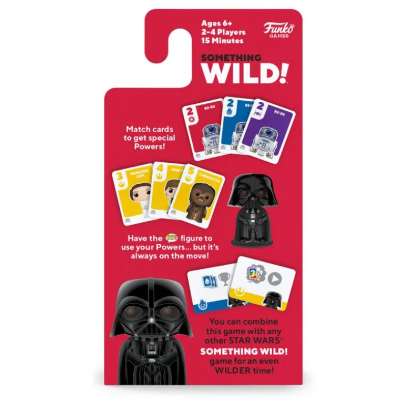 Funko Regalos Star Wars Por Personaje ^Juego de cartas Something Wild! Star Wars Darth Vader Edition