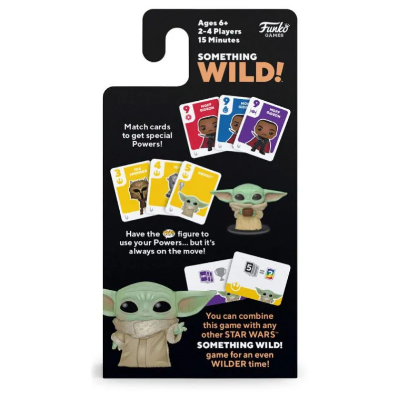 Funko The Mandalorian^Juego de cartas Something Wild! The Mandalorian Grogu Edition