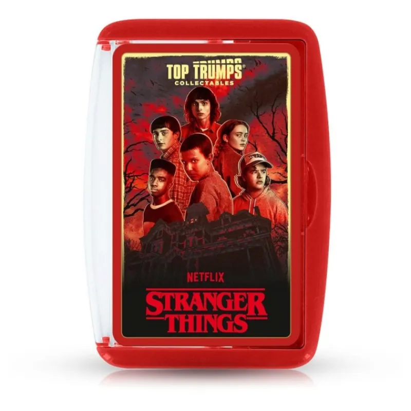 Winning Moves Juguetes, Figuras Y Más Regalos Para Peques|Stranger Things^Juego de cartas Top Trumps Stranger Things Edición Alemán