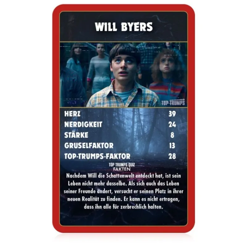 Winning Moves Juguetes, Figuras Y Más Regalos Para Peques|Stranger Things^Juego de cartas Top Trumps Stranger Things Edición Alemán