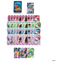 Hot Juego de Cartas UNO Lilo & Stitch para 2-10 jugadores Niños Disney Para Niños|Disney Para Niñas