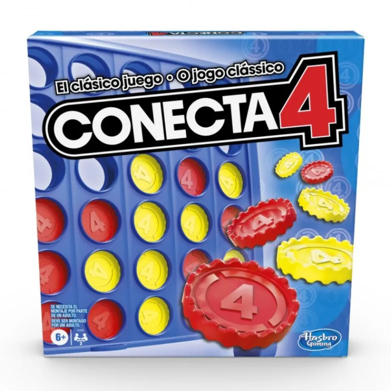 Hasbro Juguetes, Figuras Y Más Regalos Para Peques|Juegos, Peluches Y Chuches ^Juego de estrategia Conecta 4 clásico