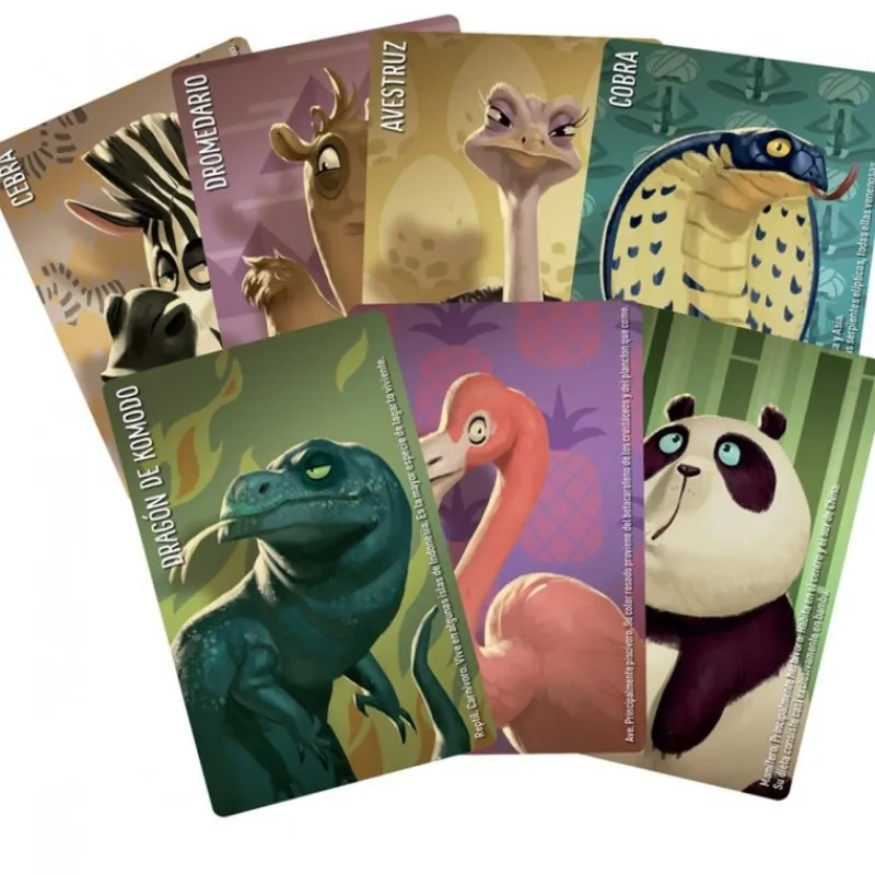 Juegos Juguetes, Figuras Y Más Regalos Para Peques^Juego de Mesa Asmodee Similo Animales Salvajes