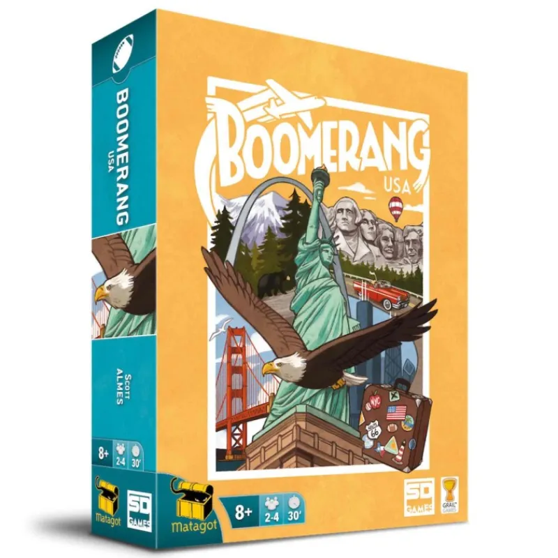 SD Toys Juguetes, Figuras Y Más Regalos Para Peques|Tiempo Libre Kids^Juego de Mesa Boomerang USA - Exploración y Diversión