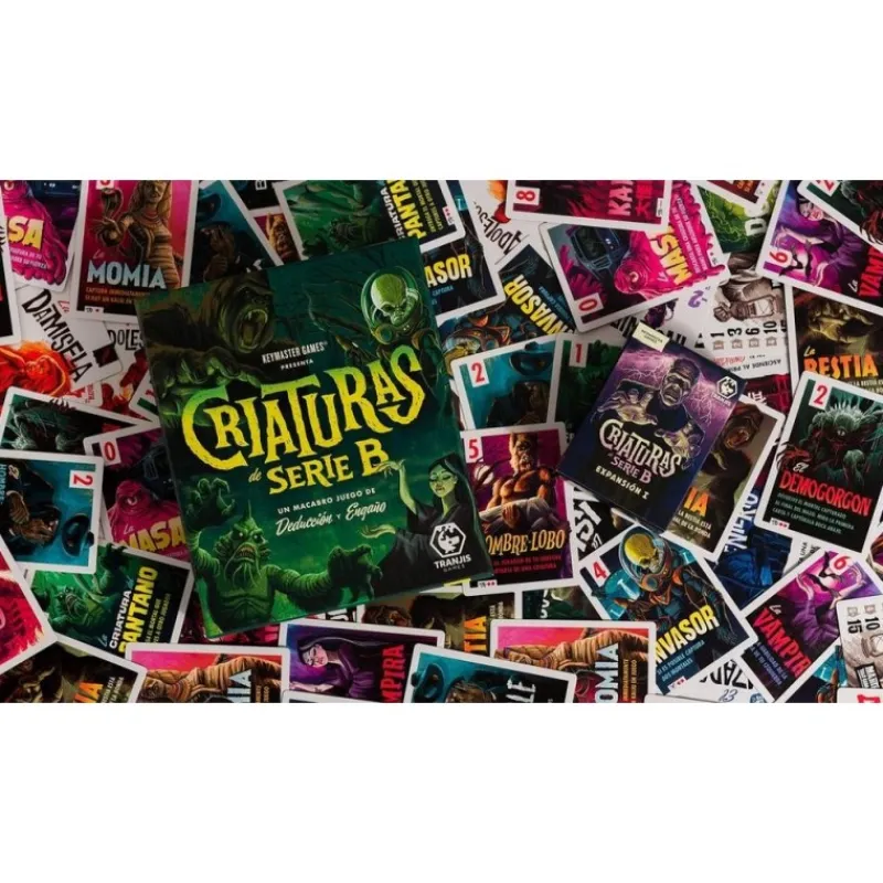 Discount Juego de mesa Criaturas de Serie B - Tranjis Games Monstruos De La Universal|Coleccionismo De Miedo Y Terror