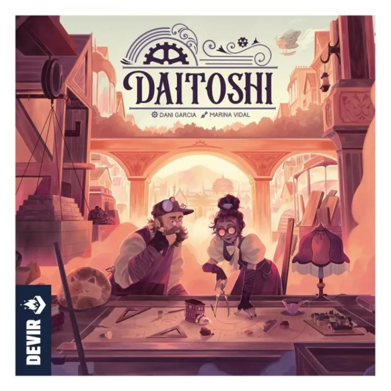 Discount Juego de Mesa Daitoshi - Estrategia y Progreso a Vapor Coleccionismo Ghibli