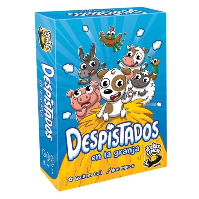 Rocket lemon games sl Juguetes, Figuras Y Más Regalos Para Peques|Juegos, Peluches Y Chuches ^Juego de Mesa Despistados en la Granja - Rocket Lemon Games
