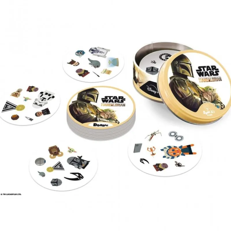 Juego de Mesa Dobble Star Wars Mandalorian The Mandalorian