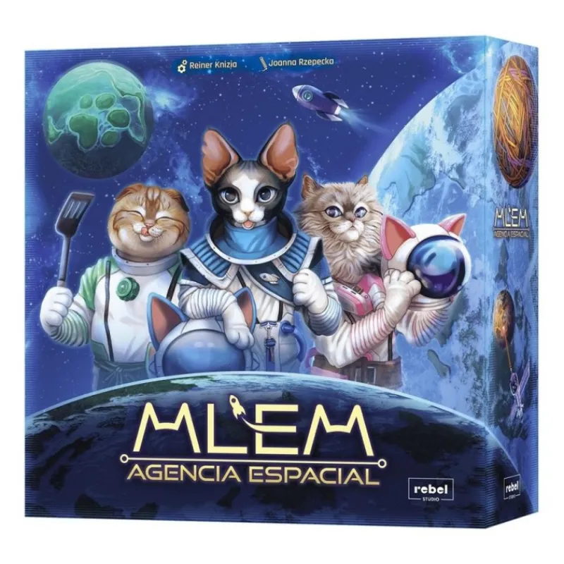 Outlet Juego de Mesa Familiar MLEM Agencia Espacial con Gatos Astronautas Juguetes, Figuras Y Más Regalos Para Peques|Juegos, Peluches Y Chuches