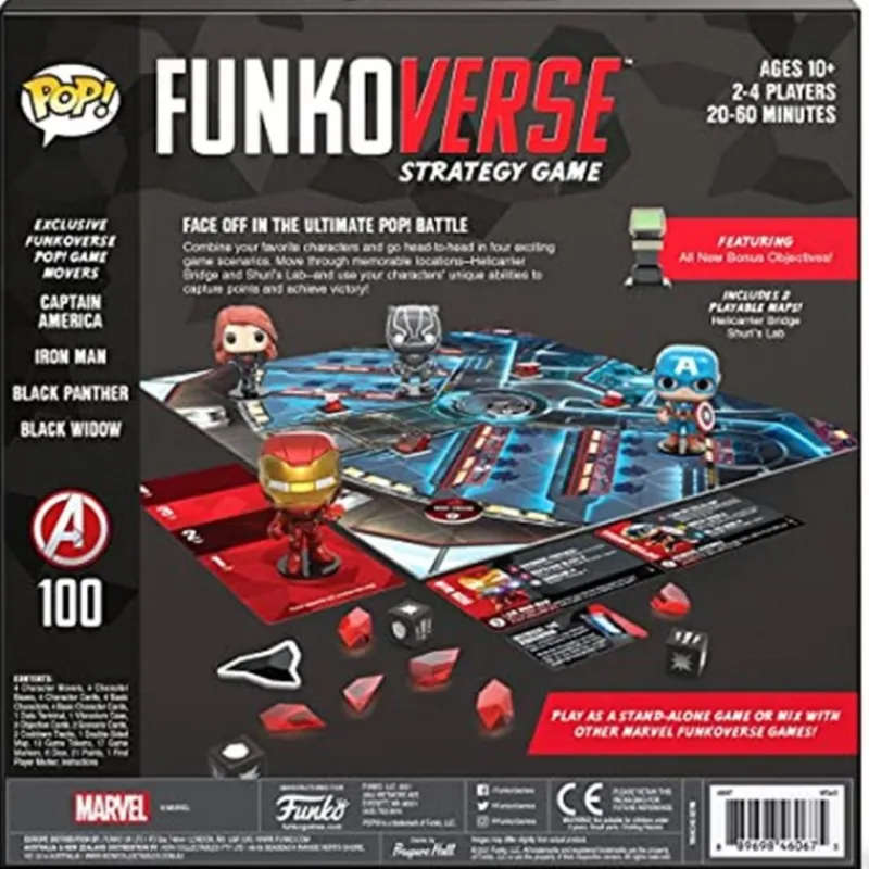 Best Juego de Mesa VERSE Marvel Edición 100 Superhéroes Marvel|Funko Marvel