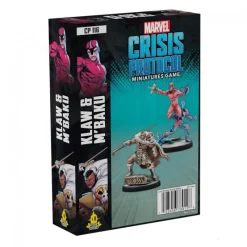 Juego de Mesa Marvel Crisis Protocol: Klaw y M'Baku Cosas De Villanos Marvel|Superhéroes Marvel