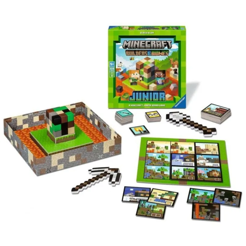 Sale Juego de Mesa Minecraft Builders & Biomes Junior Juguetes, Figuras Y Más Regalos Para Peques|Juegos, Peluches Y Chuches