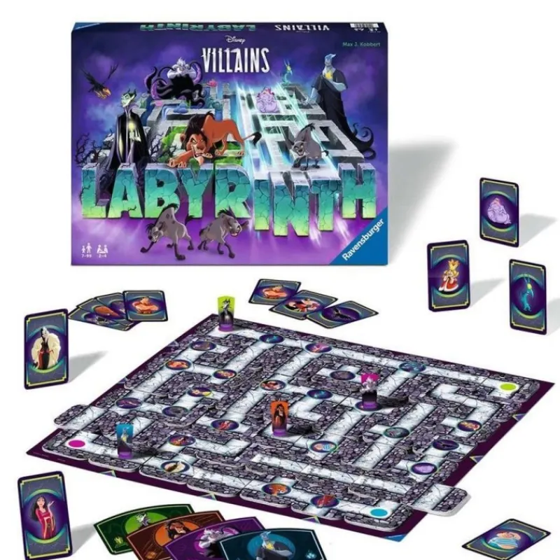 Ravensburger Películas Y Personajes De Disney ·Villanas Disney^Juego de Mesa Villains Labyrinth Disney