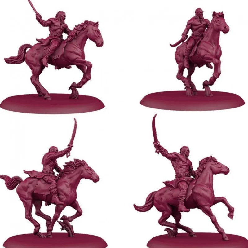 Asmodee Juego De Tronos Y La Casa Del Dragón ^Juego de Miniaturas Aulladores Dothraki - Canción de Hielo y Fuego