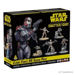 Juegos Más Regalos De Star Wars|Replicas Y Coleccionismo Star Wars ^Juego de Miniaturas Clone Force 99 - Star Wars Shatterpoint