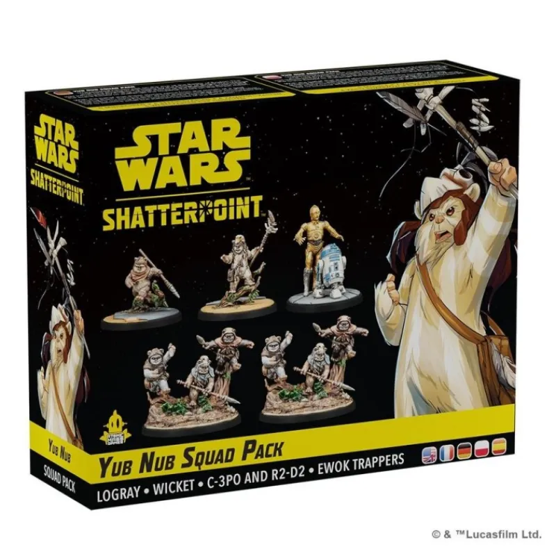 Sale Juego de Miniaturas Star Wars Shatterpoint Yub Nub Squad Pack Regalos Star Wars Por Personaje