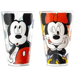 Clearance Juego de vasos de vidrio Mickey & Minnie Forever 310 ml Películas Y Personajes De Disney ·Mickey & Minnie|Disney Hogar
