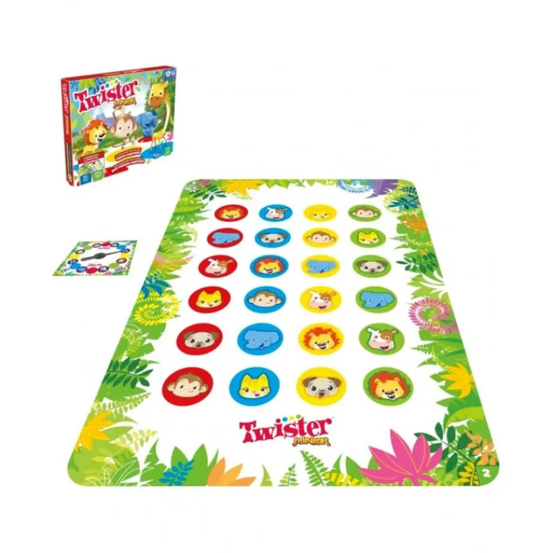 Hasbro Juguetes, Figuras Y Más Regalos Para Peques^Juego Twister Junior, Aventura Salvaje
