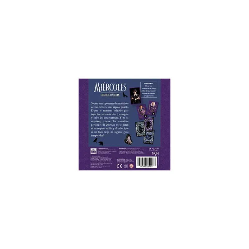 SD Toys Miércoles Addams^Juego Miércoles: Criaturas y Excluidos