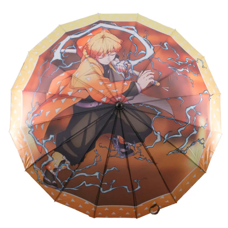 Hot Katana Paraguas Agatsuma Zenitsu Demon Slayer Katanas Kimetsu No Yaiba - Demon Slayer