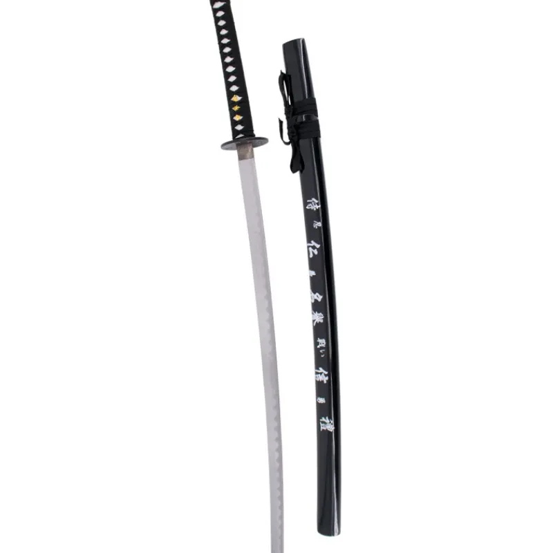 Amont Katanas Decorativas^Katana Vaina Negra con Grabado 102 cm