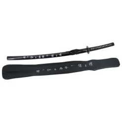Amont Katanas Decorativas^Katana Vaina Negra con Grabado 102 cm