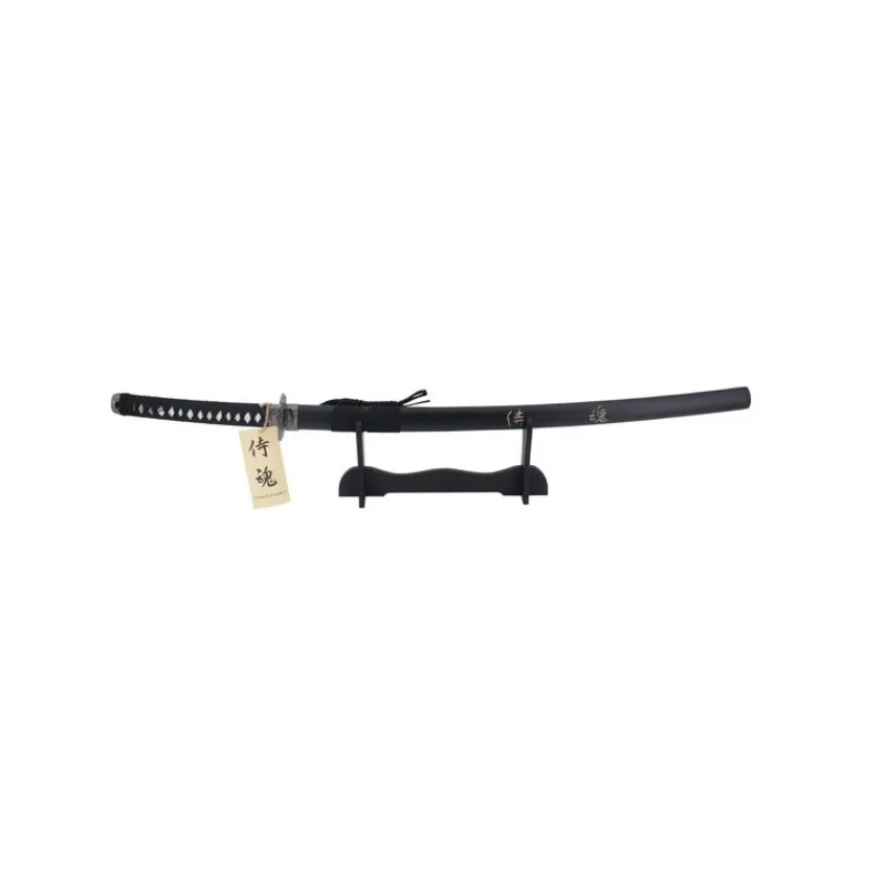 Amont Katanas Decorativas^Katana Vaina Negra con Grabado "Espiritu" 102 cm