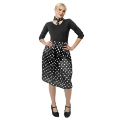 Outlet Kit de Años 50 de Rasete para Mujer: Pañuelo y Falda Mujer Disfraces Mujer|Disfraces Cine