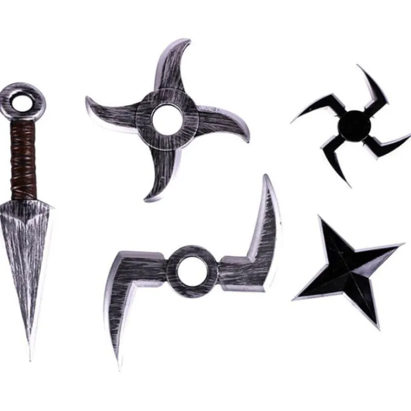 Clearance Kit de Armas para Ninja 5 piezas Armas, Espadas Y Escudos Disfraces