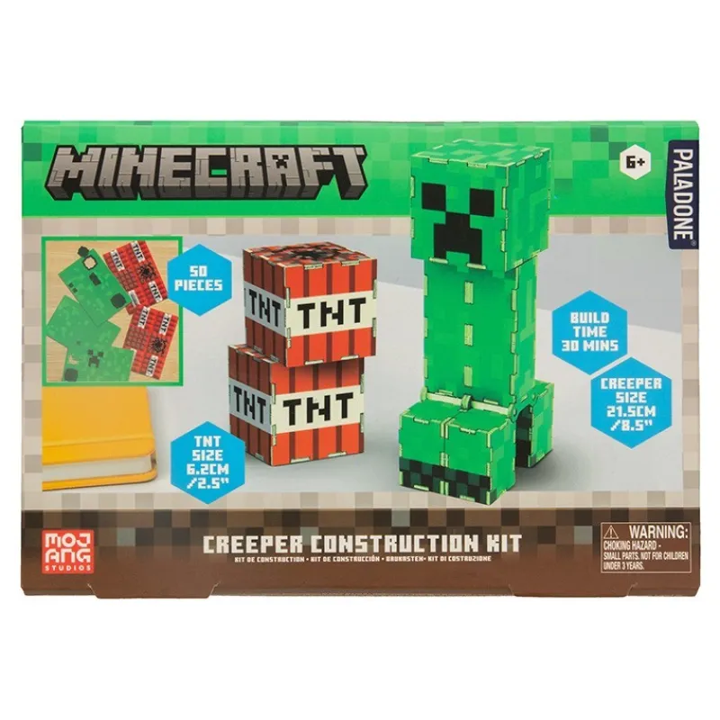 Kit de Construcción Creeper Minecraft - Paladone Juguetes, Figuras Y Más Regalos Para Peques|Minecraft