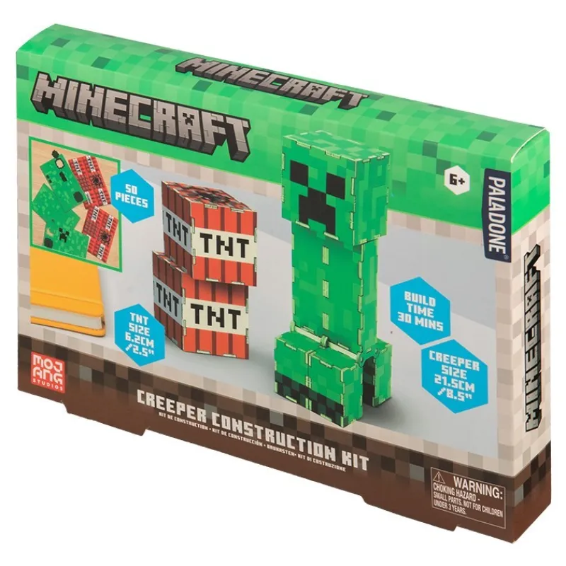 Kit de Construcción Creeper Minecraft - Paladone Juguetes, Figuras Y Más Regalos Para Peques|Minecraft