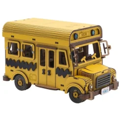 Best Kit de Construcción Peanuts Puremind Autobús Escolar Madera Snoopy