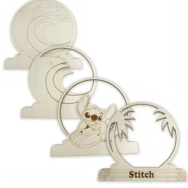Kit de Manualidades en Madera para Colorear Stitch Disney Para Niñas|Juguetes, Figuras Y Más Regalos Para Peques