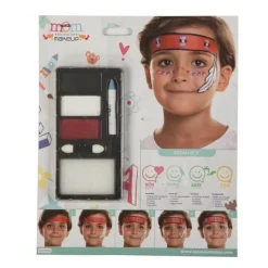 Disfrazzes Maquillaje Para Disfraces^Kit de Maquillaje de Indio infantil