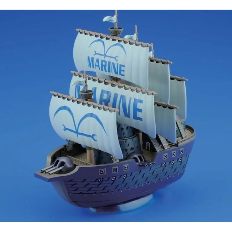 Bandai Figuras One Piece|Figuras^Kit de Modelismo Barco Marine One Piece 15cm