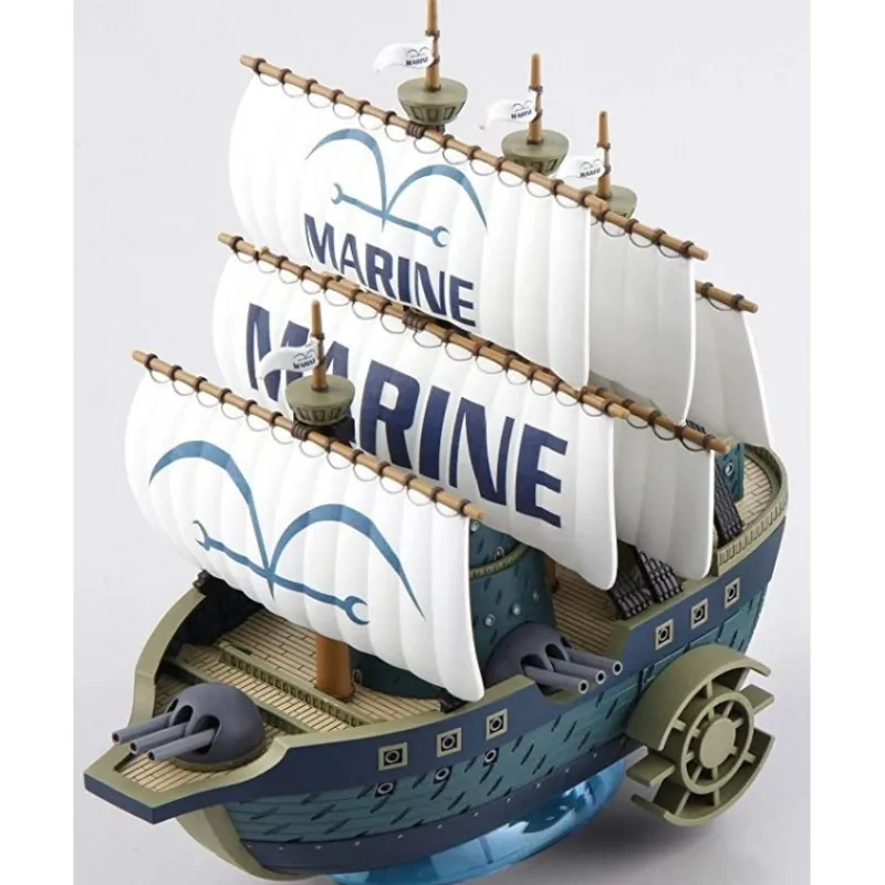 Bandai Figuras One Piece|Figuras^Kit de Modelismo Barco Marine One Piece 15cm