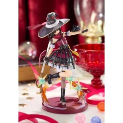 New Konosuba Estatua PVC Megumin 10 Aniversario 18 cm Figuras