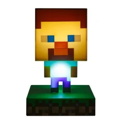 Paladone Products Minecraft|Regalos Y Coleccionismo Para Gamers - Cosas De Videojuegos Míticos^Lampara Icons Minecraft Steve