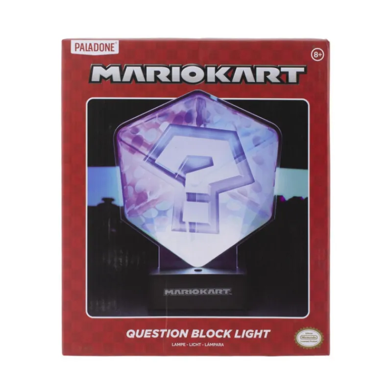 Paladone Products Regalos Y Coleccionismo Para Gamers - Cosas De Videojuegos Míticos|Descuentos Gaming^Lampara Nintendo Mario Kart Bloque Interrogacion