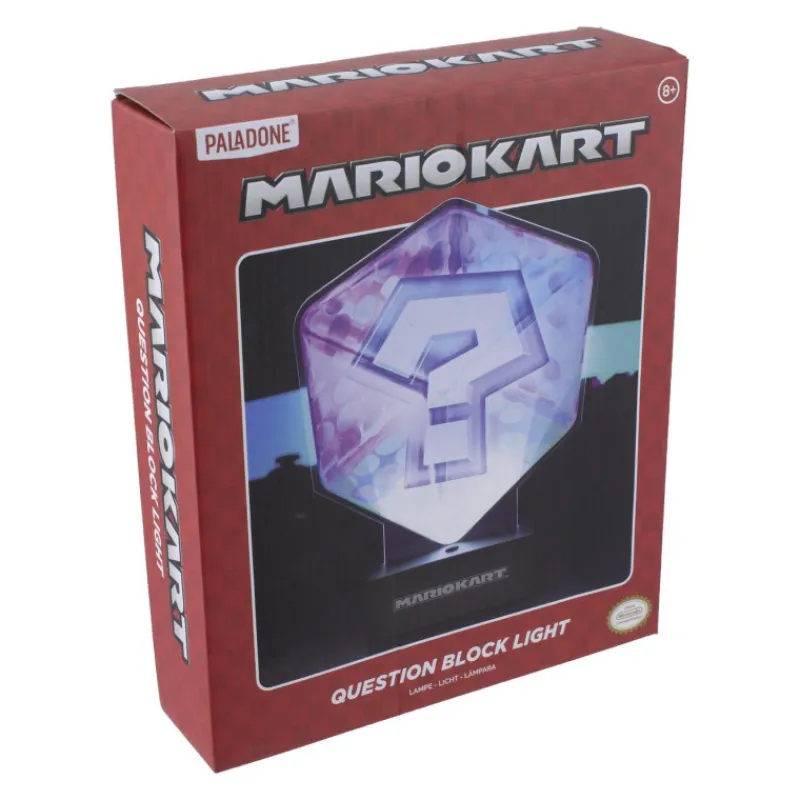 Paladone Products Regalos Y Coleccionismo Para Gamers - Cosas De Videojuegos Míticos|Descuentos Gaming^Lampara Nintendo Mario Kart Bloque Interrogacion