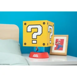 Paladone Products Regalos Y Coleccionismo Para Gamers - Cosas De Videojuegos Míticos^Lampara Nintendo Super Mario Bloque Interrogacion