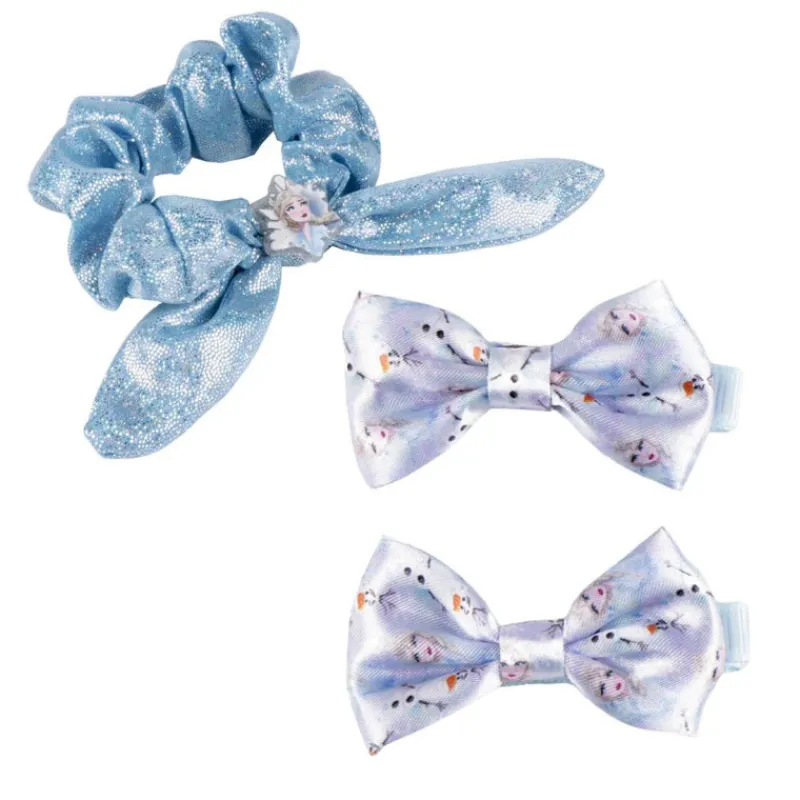 Cerdá Kids Disney Para Niñas|Accesorios Para El Pelo, Gafas De Sol Y Kits De Belleza Infantiles ^Lazos para el pelo Frozen